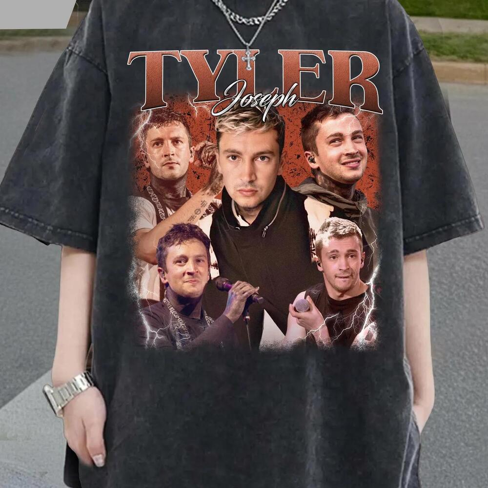 Tyler Joseph T-Shirt, 90S Retro Music Tee, Gifts For Woman And Man Unisex